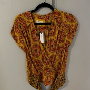 Maeve wrap top from Anthropologie *NWT*